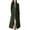 Army Green, variant on Women's Chic Shawl Collar Work Double Breasted Maxi Long Wool Pea Coat