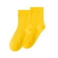 thumbnail image 3 of Dlentnea Boys Girls Solid Color Crew Socks Cotton Comfort Breathable Casual School Uniform Basic Sock, 3 of 6