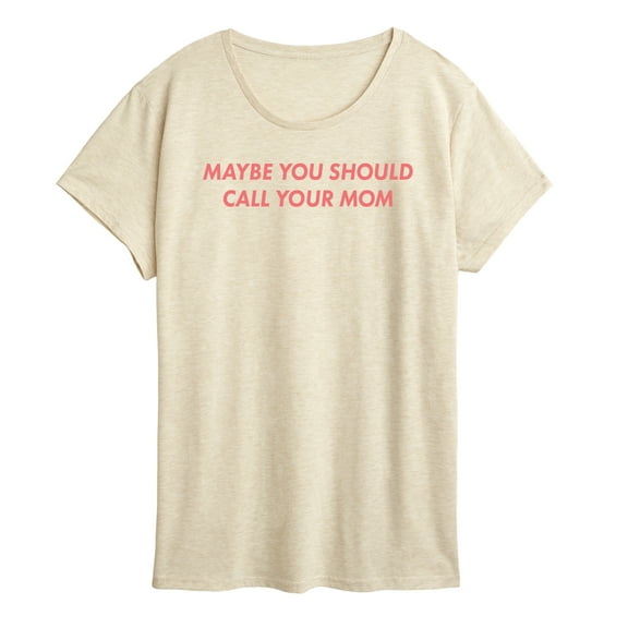 Instant Message - Call Your Mom - Women's Short Sleeve Graphic T-Shirt