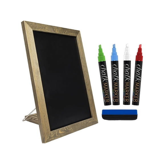 Excello Global Products Chalkboard Magnetic 11" x 15" Wood Frame (EGP-HD-0100-S)
