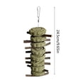 thumbnail image 3 of Natural Wooden Teeth Grinding Toy for Rabbits Hamsters Chinchillas, Safe Grass Stalks Willow Chew Blocks, Boredom Relief and Cage Decoration for Small Pets, 3 of 6