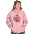 thumbnail image 4 of Betty Boop Cartoon Love Hurts Tattoo Zip Hoodie Sweatshirt Women Brisco Brands S, 4 of 6