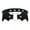 Bat Wing 44cm, variant on Gothic Punk Black PU Leather Spiked Rivet O-Ring Collar Stud Choker Necklace-Bat Wing 44cm
