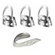 thumbnail image 3 of 4pcs thumb pick huewed ajustable thumb índice anillo dedo dedo medio plectrum, 3 of 5