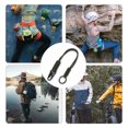 thumbnail image 3 of Duuclume 3pcs Carabiner Keychain Lanyard, Multifunctional Paracord Keychain for Outdoor Activities Prevent Getting Lost for Elderly People, 3 of 7
