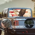 thumbnail image 3 of Psesaysky 4th of July Truck Rear Window Decal 66.9 x 22.4 Inches, Perforated Vinyl Graphics for Most Pickup Trucks, Easy to Install Patriotic Decoration, 3 of 8