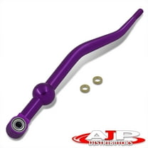 For 1988-2000 Honda Civic / 1988-1991 Honda CRX / 1993-1997 Honda Del Sol / 1990-2001 Acura Integra Manual Transmission Billet Aluminum Dual Bend Short Throw Shifter Stick (Purple) - M/T DC2 EG EK