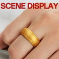 thumbnail image 4 of DESIGNICE Silicone Ring,Flexible and Comfortable Rings for Women,Lightweight Men's Silicone Wedding Band for Active Lifestyles,Hypoallergenic Silicone Wedding Bands for Women,7, 4 of 5