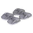 thumbnail image 1 of 4 Pieces Jack Pad Adapter Jack Foot Support Load Dispersion Accessories for RV Wear Resistant Jack Lift Pad Jack Lifting Pad Gray, 1 of 7