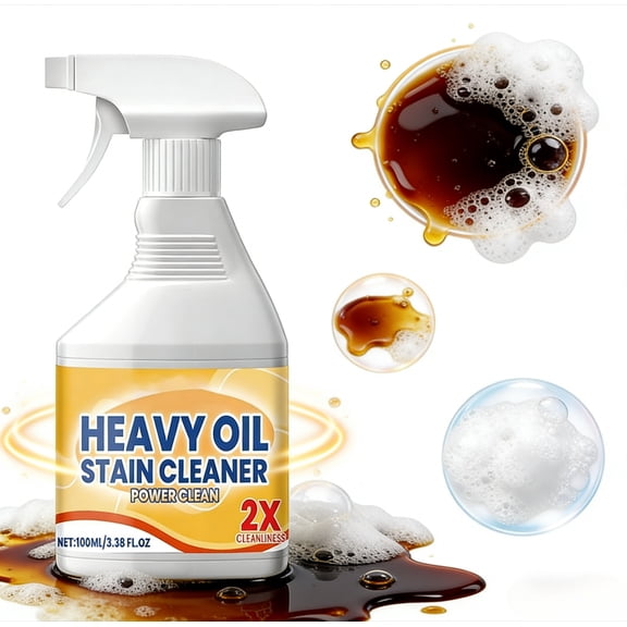 Kitchen Cabinet Cleaners and Polishers, Heavy Duty Degreaser Spray Removes Grease Oil and Grime Fast, Multi Surface Cleaner for Cabinets Stovetops Kitchen Appliances