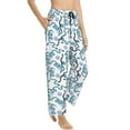thumbnail image 2 of Xecao Hand Drawn Snake Women's Straight Lounge Pajama Pants: The Epitome of Relaxed Sleepwear, 2 of 9