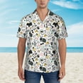 thumbnail image 2 of Haiem Puppy Printed Hawaiian Shirt for Men - Men’s Casual Beach Summer Shirts - Stretch Fabric with Modern Fit-3X-Large, 2 of 7