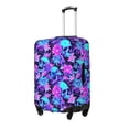 thumbnail image 2 of Bingfone Flower Happy Skull Luggage Cover Washable Suitcase Cover Protector Anti-scratch Suitcase cover Fits 18-32 Inch Luggage (No luggage included), 2 of 8