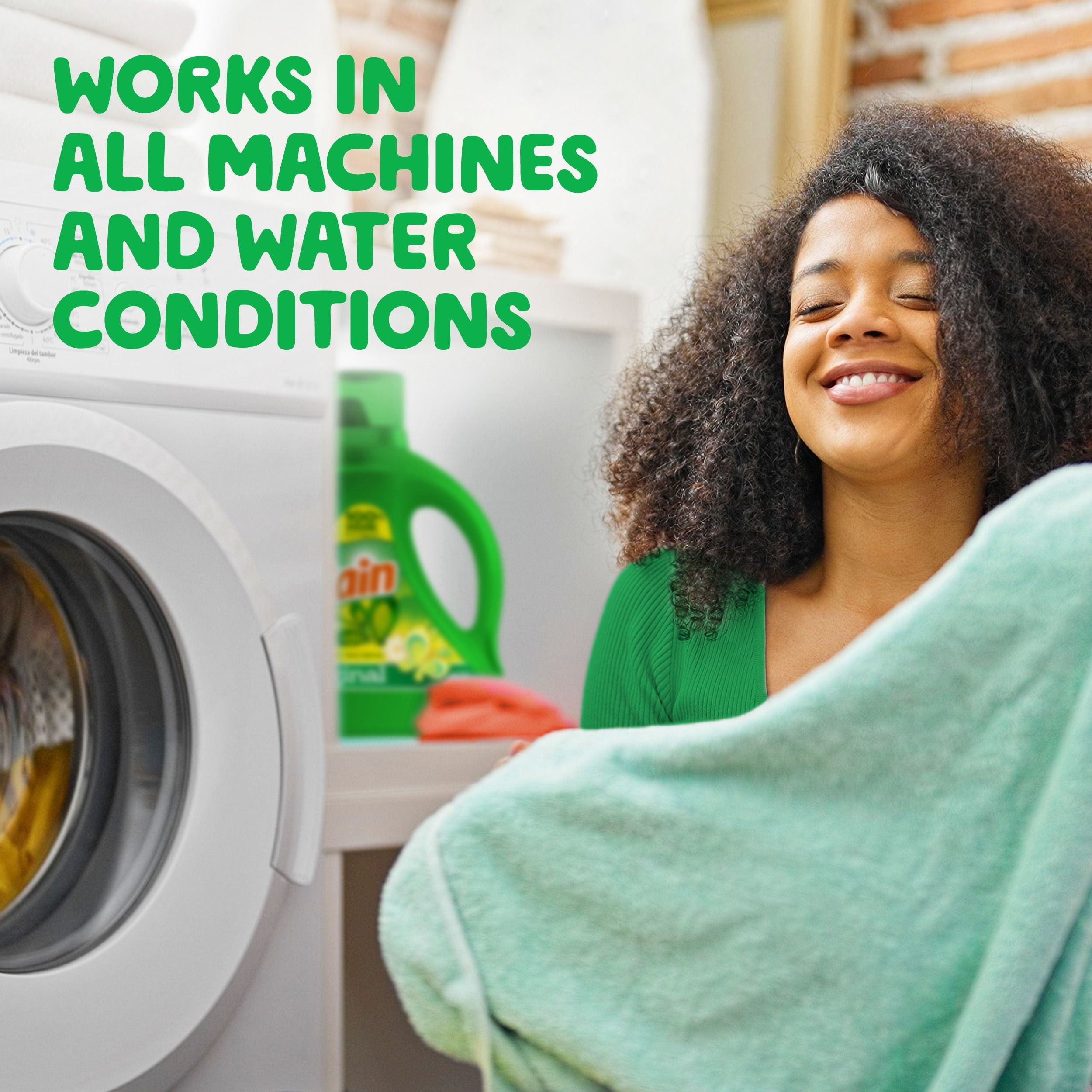 Gain Liquid Laundry Detergent, Original Scent, 5.44 L, 128 loads, Freshness + Odour Fighting, Laundry Detergent Liquid Soap, HE compatible, 5.44L