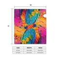 thumbnail image 5 of Lsque Vibrant Parrot Splash Art Mailbox Cover Standard Size ,Magnetic Mailbox Covers Post Wraps Letter Box Cover -21x18 in, 5 of 9