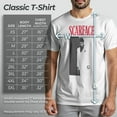 thumbnail image 5 of Men's Scarface Classic Poster  Graphic Tee White 2X Large, 5 of 9