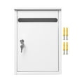 thumbnail image 5 of yotijay Suggestion Collection Box Large Drop Box Outdoor Outside Rust Resistant Lockable white, 5 of 9