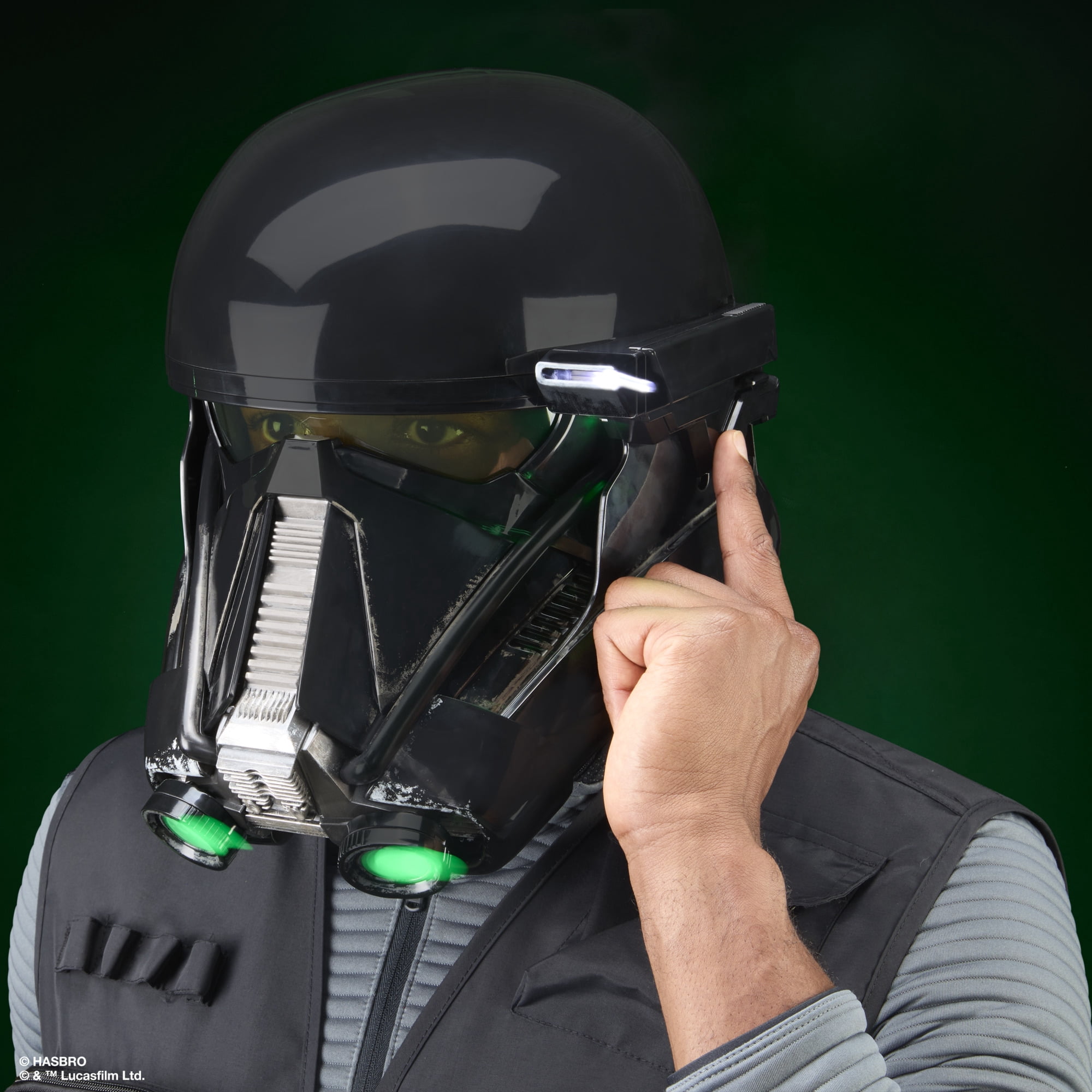 Star Wars The Black Series Imperial Death Trooper Premium Electronic Roleplay Helmet