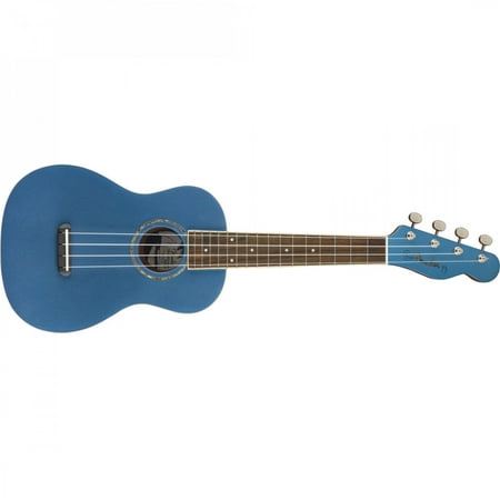 Fender Zuma Classic Concert Uke, Walnut Fingerboard, Lake Placid Blue