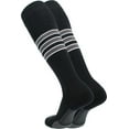 thumbnail image 2 of TCK Dugout Knee High Socks - Black White Graphite, 2 of 3