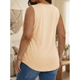 thumbnail image 5 of Oryer Plus Size Tank Tops for Women, Round Neck Sleeveless Casual Womens Blouse Trendy Tunic Summer Shirts for Women 1X-5X, 5 of 7