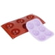thumbnail image 5 of Juego de 2 moldes de silicona semicirculares para chocolate y postres para cocina creativa DIY para hornear, 5 of 8