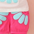 thumbnail image 5 of Toddler Girl Clothes Toddler Girl Spring Clothes Toddler Baby Girl Summer Clothes Ruffle T Shirt Tops Shorts Set Infant Cute Outfits, 5 of 5