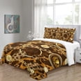 thumbnail image 3 of Milsleep Home Bedclothes Fashion Bedding Cover Set Adult Luxury Comforter Cover Set with Pillowcase, 3 of 5