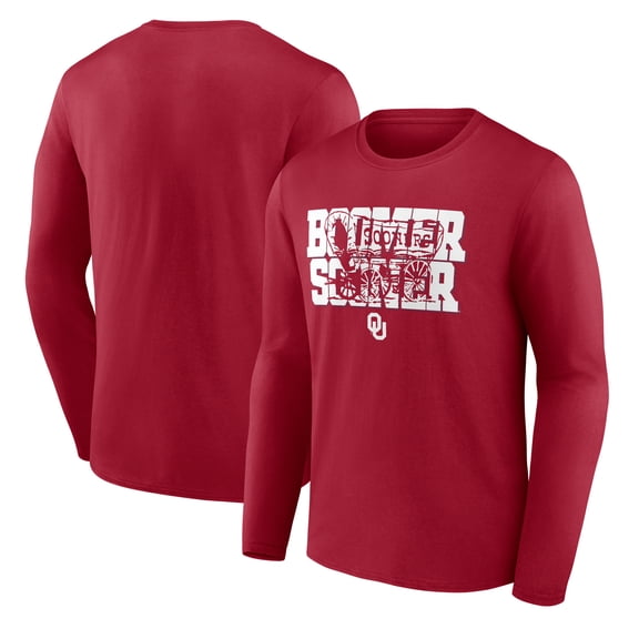 Men's Crimson Oklahoma Sooners Honored Long Sleeve T-Shirt