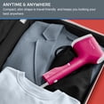 thumbnail image 6 of Rowenta PurePop Handheld Steamer for Clothes, 15 Second Heat Up, Travel, Garment Steamer, Pink, DR2024, 6 of 11