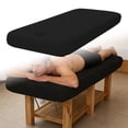 thumbnail image 5 of Waterproof Oil-Proof Massage Table Fitted Sheet, Reusable SPA Bed Protector Cover with Elastic Edge, Stain-Resistant Synthetic Fiber Massage Sheet for Beauty Salon, Clinic & Home Massage, 5 of 7
