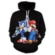 thumbnail image 1 of Sudadera con capucha de moda informal cómoda con impresión 3D de anime Sonic Advance para niños de 4 a 12 años, sudadera con capucha fina de moda para niños, 1 of 1