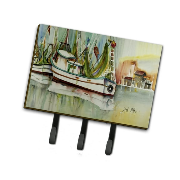 Carolines Treasures JMK1068TH68 Ocean Springs Shrimper Leash or Key Holder Triple multicolor