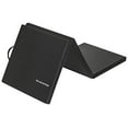 thumbnail image 1 of BalanceFrom 6ft x 2ft x 2in 3-Panel All-Purpose Folding Gymnastics Mat, Black, 1 of 7