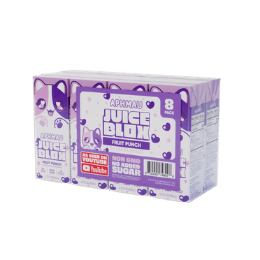 100 Percent Fruit Punch Juice, 6.75 fl oz boxes, 32 Count (4 Packs of 8