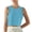 Blue, variant on JULMCOMO Tank Tops for Women Crew Neck Workout Athletic Summer Cropped Tank Tops Sleeveless Breathable Gym Yoga Shirts Red One Size