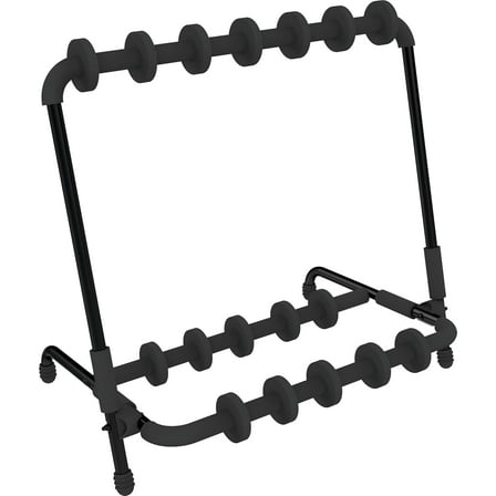 Quick Lok GS350BB Multiple Universal Guitar Stand with Adjustable Instrument Slots