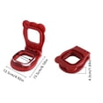thumbnail image 3 of Christmas Decorations Stainless Steel Household Sandwich Bread Making Practical Square Rounded Corner Tool Pocket Bread Breakfast Bread Making, 3 of 8