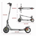 thumbnail image 5 of 5TH WHEEL WES09 Electric Scooter for Adults, 350W Motor, Up to 18 MPH & 20 Miles Range, Turn Signals, Dual Braking System, 8.5" Foldable E Scooter with Smart App Control, UL2272, 5 of 9