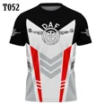 thumbnail image 2 of Camisetas de manga corta con cuello redondo para equipos de carreras al aire libre para hombres y mujeres, tela avanzada, cómodas, transpirables y de secado rápido, 2 of 5