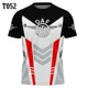 thumbnail image 2 of Camisetas de manga corta con cuello redondo para equipos de carreras al aire libre para hombres y mujeres, tela avanzada, cómodas, transpirables y de secado rápido, 2 of 5