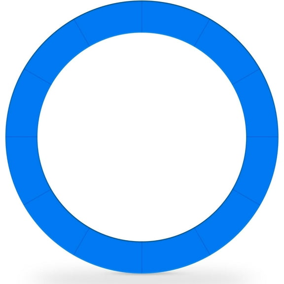 AW 12/13/14/15FT Trampoline Spring Cover Replacement Trampoline Safety Pad Trampoline Accessories, UV-Resistant, PVC EPE Foam Protection Blue/Multicolor/Green