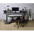 thumbnail image 1 of Meubles Acme Eleazar Bureau Studio d'Enregistrement de Musique, Chêne Noir, 1 of 6