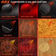 thumbnail image 3 of Red Carbon Fiber Knob Panel Cover for Dodge Durango 2014-2020 Multimedia Console-, 3 of 4