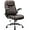Brown, variant on CQAOE Ergonomic Office Desk Gaming Computer Chair Executive High Back Support Flip-up Arms Adjustable Height Swivel Rolling Wheels Comfy PU Leather for Home (Brown)