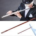 thumbnail image 2 of Maple Wood Flute Cleaning Rod Succinite Color Flute Maintenance Accessory 36.2 x 0.96cm, 2 of 4