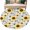 Gray, variant on Spring Sunflowers Round Area Rug 5Ft Washable Circle Rugs for Living Room Bedroom, Rustic Floral Farmhouse Grey Buffalo Plaid Non-Slip Carpet Floor Mats Indoor Outdoor Carpet Runner Home Decor