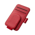 thumbnail image 2 of Organizador para visera solar,Soporte para gafas de sol para visera de coche,bolsillo para tarjeta,Organizador para visera solar para coche pequeño,soporte para gafas de sol,Clip para colgar, 2 of 8