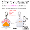 thumbnail image 6 of Monebena Personalized Dog Tags Engraved for Pets Custom Dog Tag with Name & Text Dog Collar Custom Dog Name Tag Dog ID Tag for Puppy Pet Dogs, 6 of 7