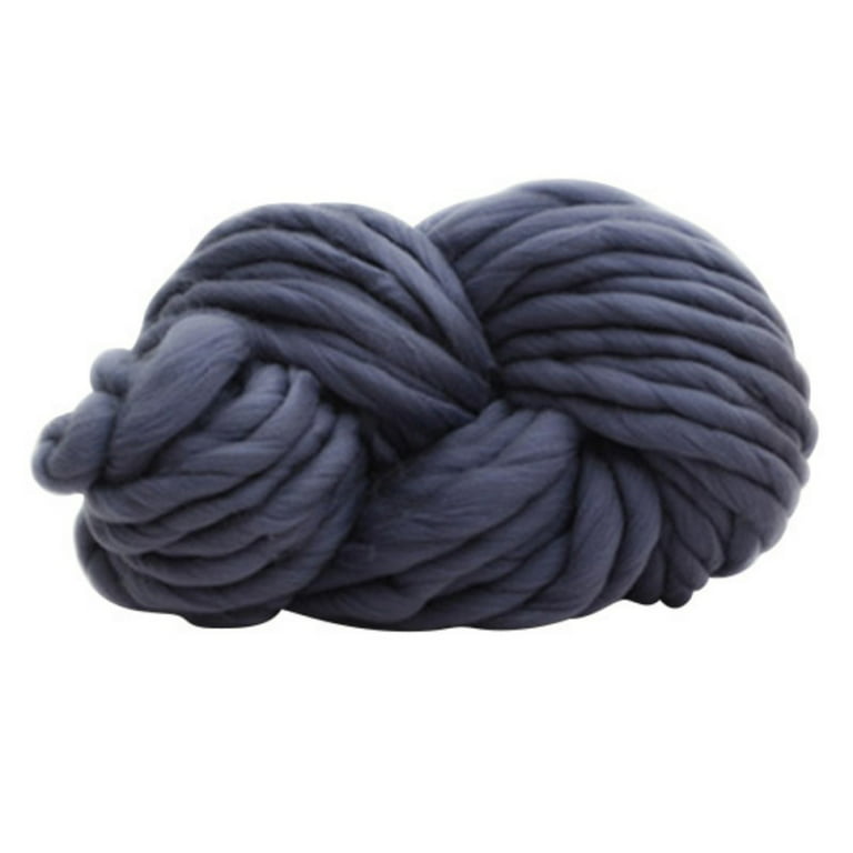 Chunky Knit Chenille Yarn for Hand Knitting Blankets, Super Soft